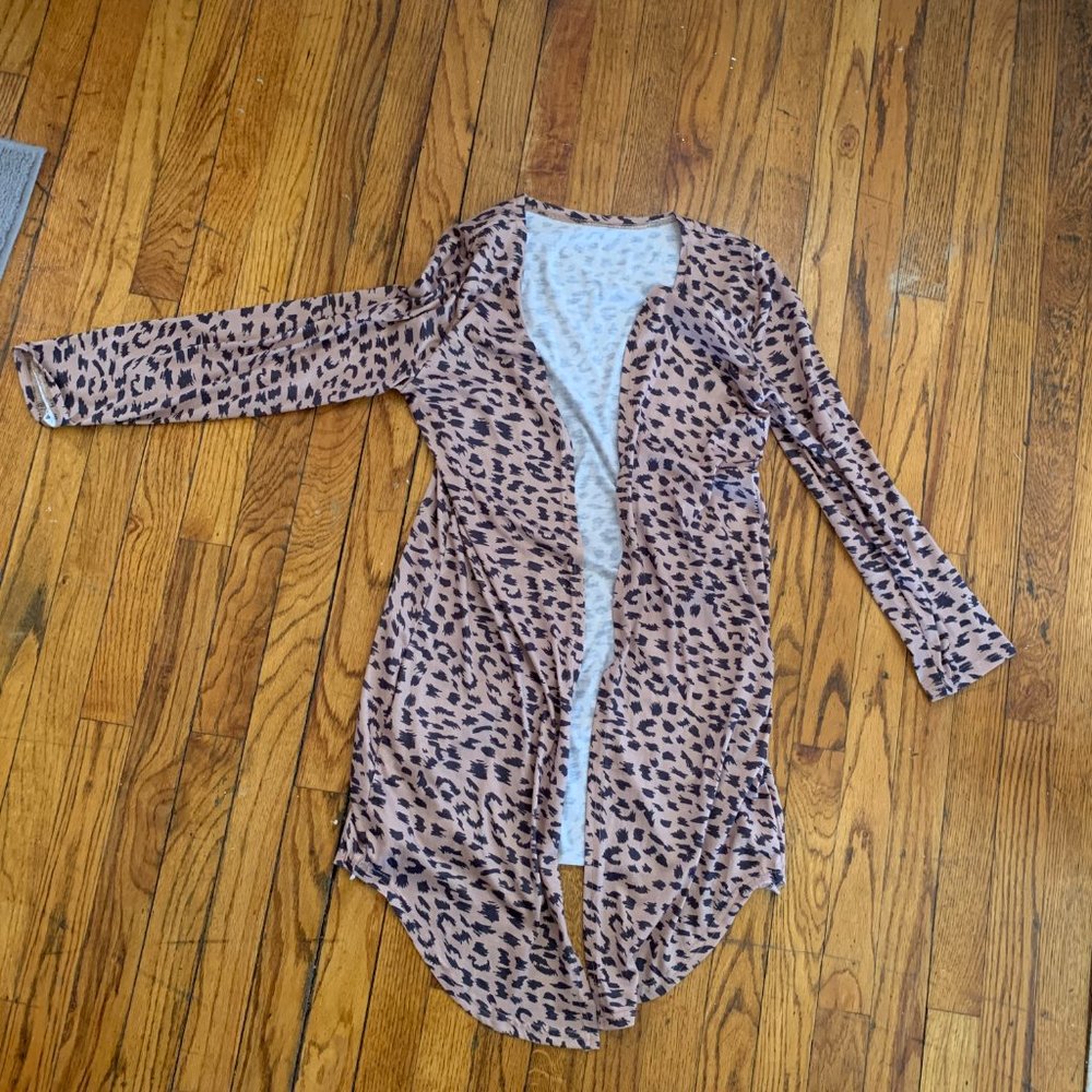 Leopard Print Spring Cardigan - Picture 8 of 10